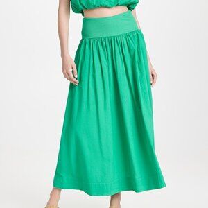Anthropologie Stateside Cotton Maxi Skirt